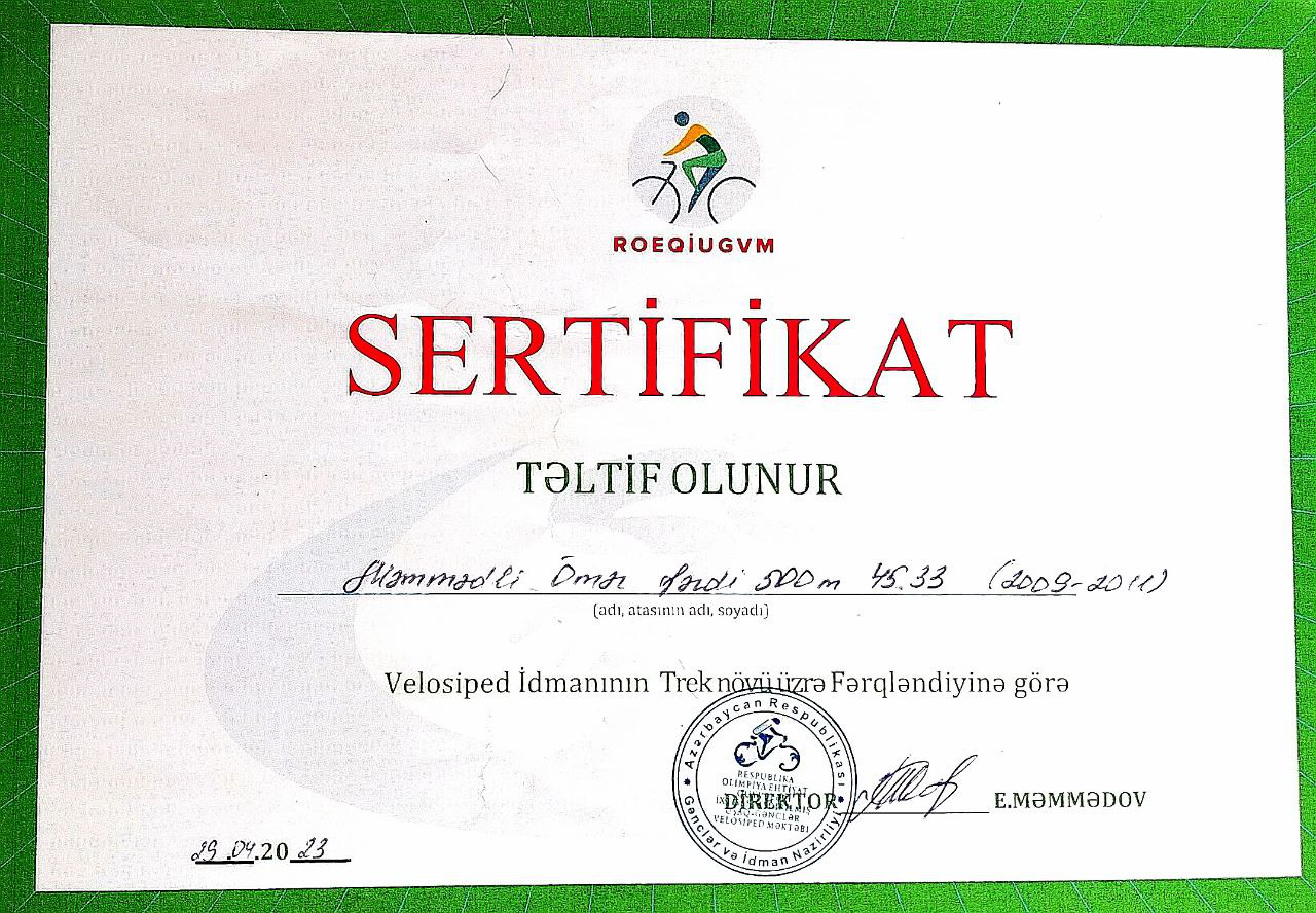 500M Velosiped Yarışı